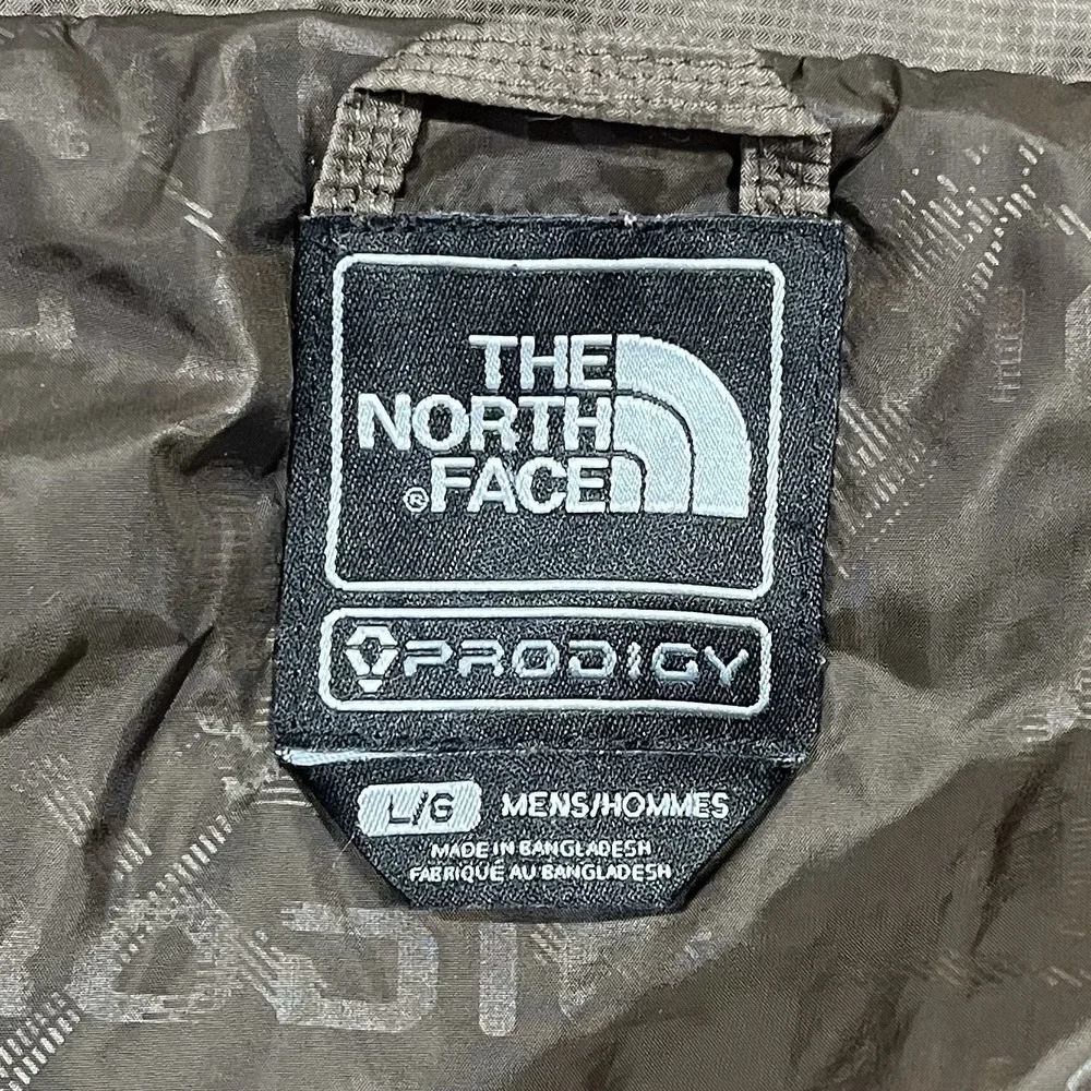 The North Face 2006 Prodigy Inner Layer Puffer Jacket Mens L Brown Lightweight
